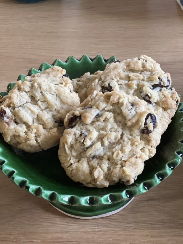 4 st Havrecookies med russin